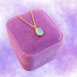 Blue Chalcedony Necklace
